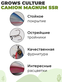 Воблер крэнк Camion Magnum SSR 36 мм 3.3 г цвет #20