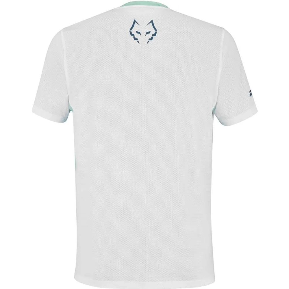 Мужская теннисная футболка Babolat Crew Neck Lebron - white/white