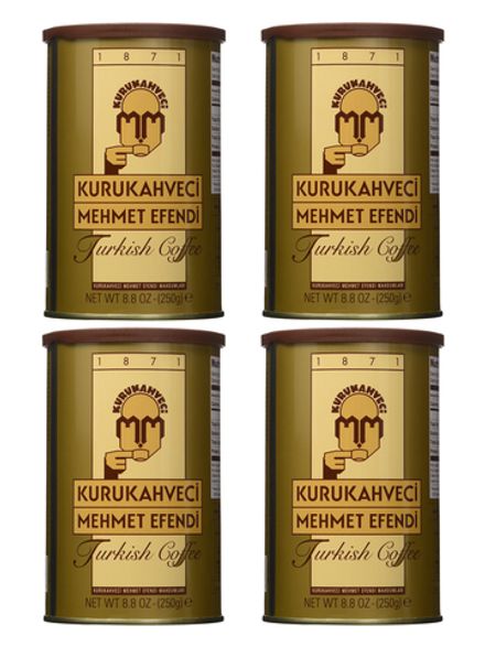 Кофе молотый Kurukahveci Mehmet Efendi банка 250 г 4 шт