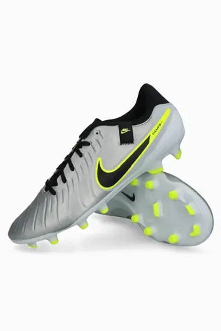 Бутсы Nike Tiempo Legend 10 Academy FG/MG - серебряный
