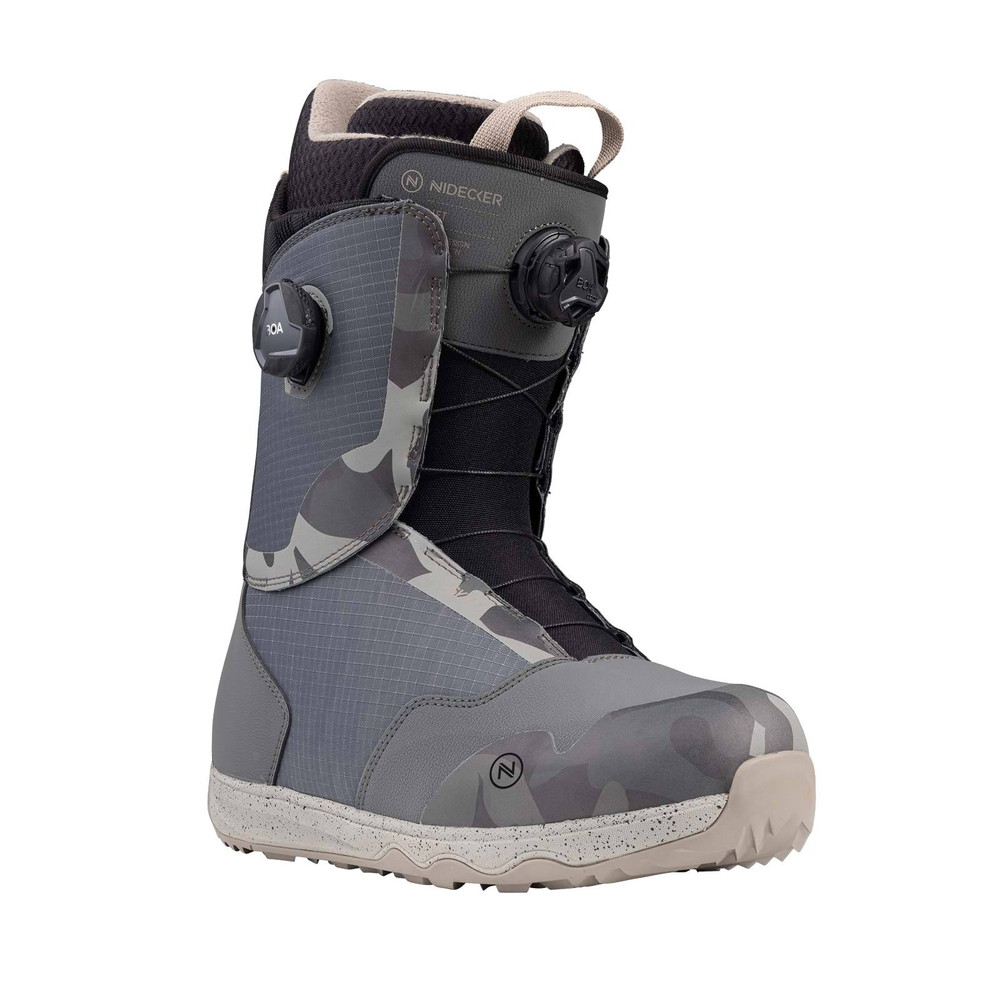 Ботинки для сноуборда NIDECKER 2022-23 Rift Gray Camo (US:10)