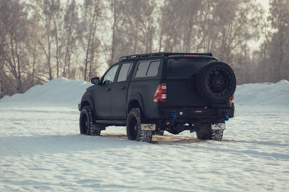 Бампер силовой задний BMS PRO-Line для Тойота Хайлюкс 2015-2026