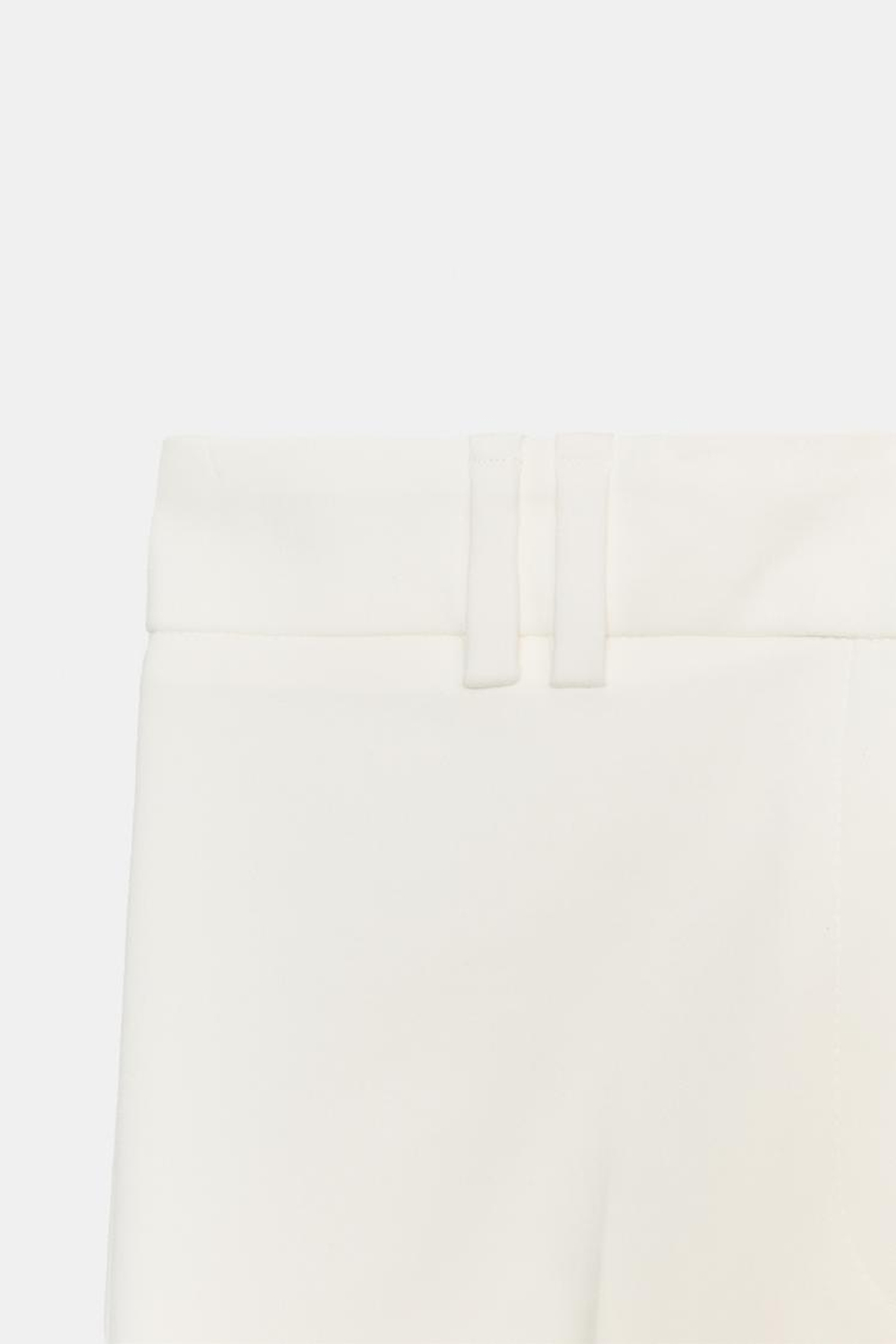ZARA БРЮКИ КАПРИ, ЭКРЮ