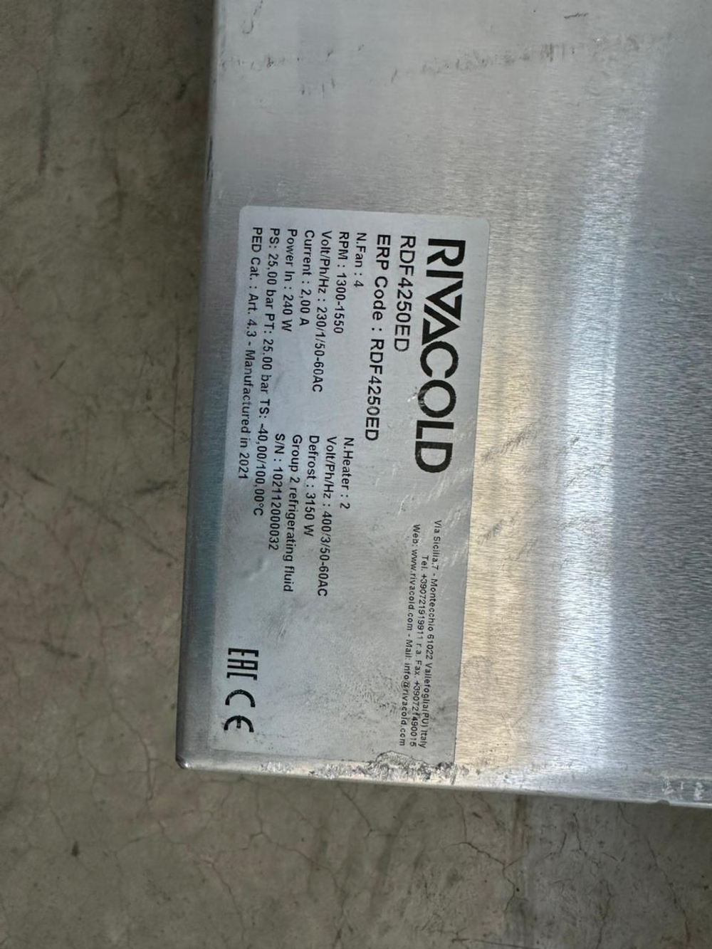 Воздухоохладитель Rivacold RDF4250ED