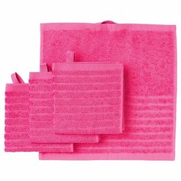 Набор полотенец IKEA VAGSJON (ВОГШЁН), Розовый, 30х30 см, 4 шт