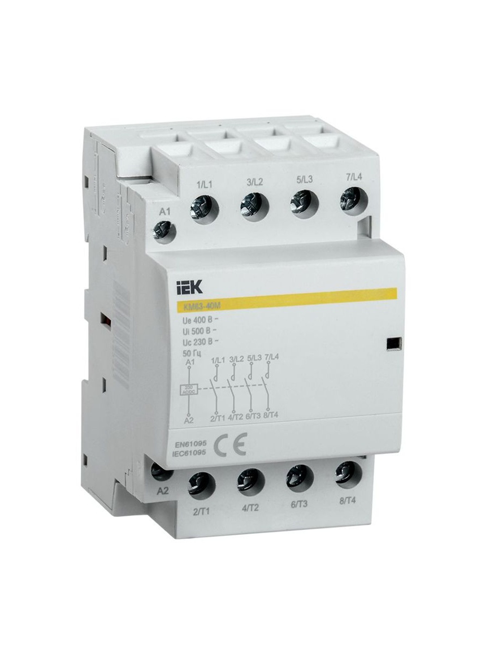 Контактор модульный КМ63-40М AC/DC KARAT IEK MKK21-63-40