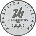 ИТАЛИЯ, 2025, 6 ЕВРО [СЕРЕБРО]