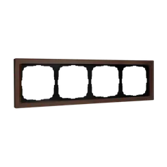 Рамка стеклянная на 4 поста Systeme Electric ArtGallery Pure Мокко GAL320604