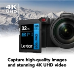 Карта памяти Lexar High-Performance 800x Blue PRO SDHC 32GB UHS-I U1 V10, R/W 150/45 МБ/с