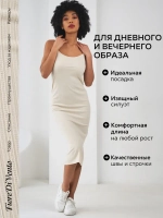 Платье летнее трикотажное лапша