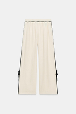 БРЮКИ ИЗ 100% ЛЬНА С ОКАНТОВКОЙ — ZW COLLECTION — ZARA