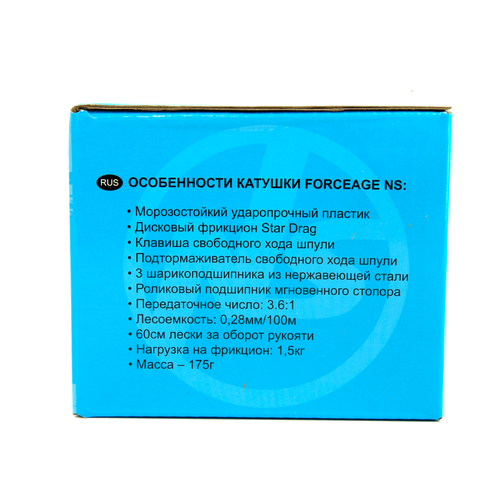 Катушка Stinger ForceAge NS (65мм, 3+1BB, пласт. шпуля)