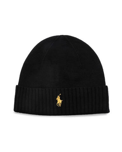 хлопковая шапка POLO RALPH LAUREN - черный(710886137)