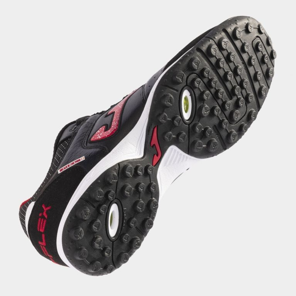 Сороконожки для футбола Joma TOP FLEX 2401 NEGRO ROJO TURF