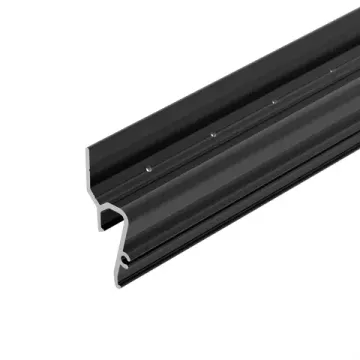 Алюминиевый профиль для монтажа натяжного потолка 2м 041160 черный STRETCH-SHADOW-TECH-VENT-2000 BLACK (A2-DELTA) Arlight