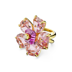 FLORERE:RING DOUBLE SHANK PINK/GOS 58