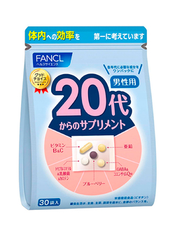 Витаминный комплекс для мужчин от 20 лет, FANCL