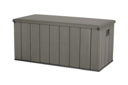 Сундук пластиковый WoodLook, 570 л, серый