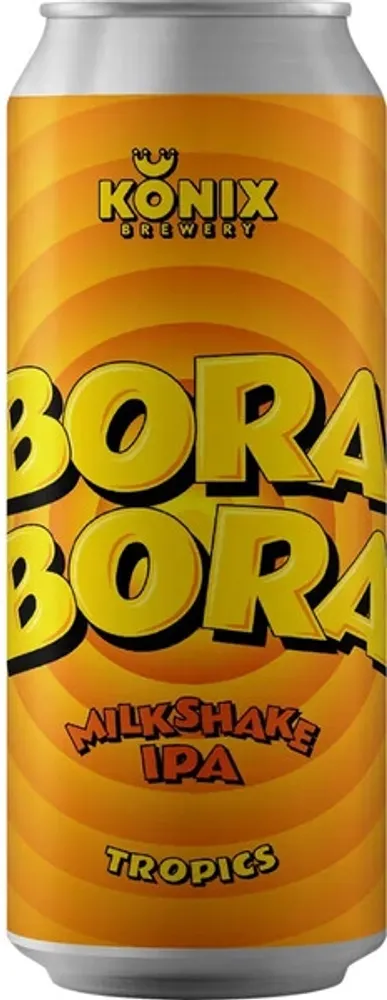 Пиво Коникс Бора Бора / Konix Brewery Bora Bora 0.45 - банка