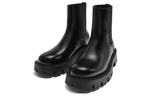 ZARA Leather Short Chelsea Boots Men"s Black