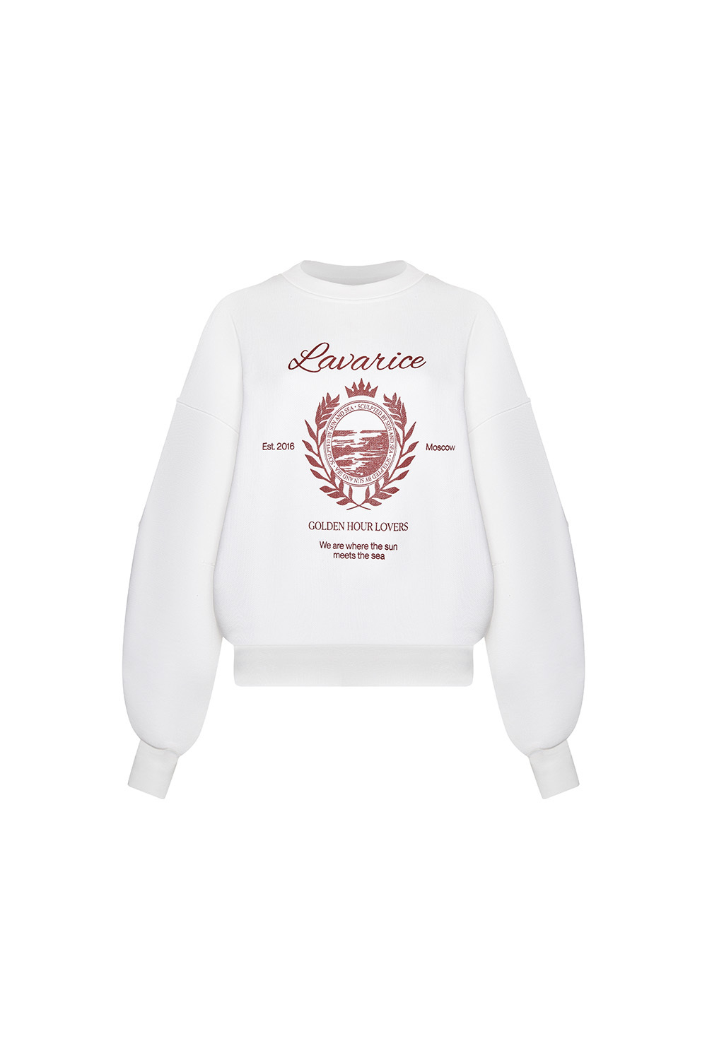 Свитшот с принтом ATHLEISURE Белый