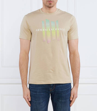 Футболка Armani Exchange - бежевый(3RZTCB ZJH4Z)