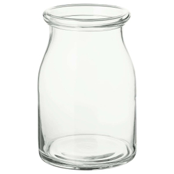 IKEA BEGÄRLIG (ИКЕА БЕГЭРЛИГ) — Ваза, прозрачное стекло, 29 см