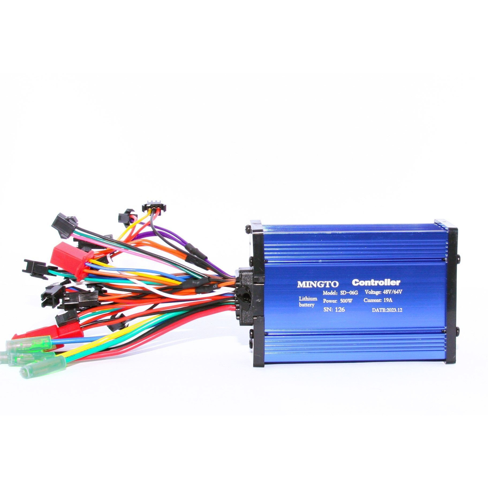 Контроллер 48v - 64v 500w 19a для электровелосипеда