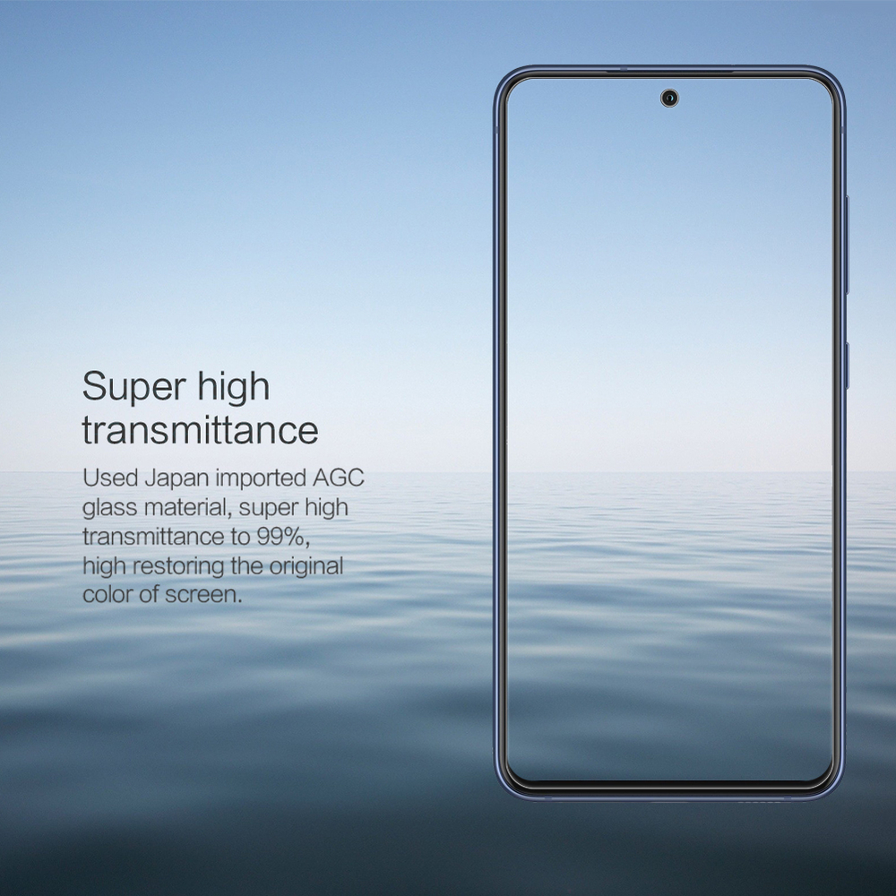 Защитное стекло с прозрачными рамками от Nillkin для Samsung Galaxy S21 FE 5G, серия H Anti-Explosion Glass Screen Protector