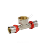 Тройник МП латунь никель пресс Дн 20х1/2"х20 ВР ГОСТ 32415-2013 8011 Aquasfera 8011-02