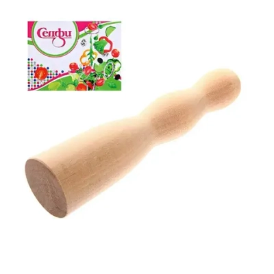 Толкушка из березы 20*4,6см Селфи