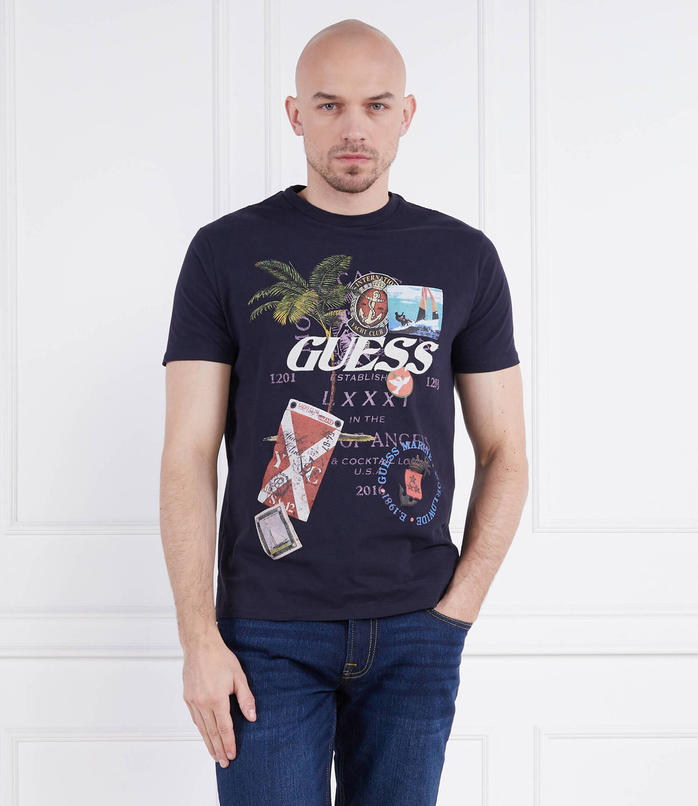 Футболка GUESS - темно-синий(M3GI38 KBDL0)