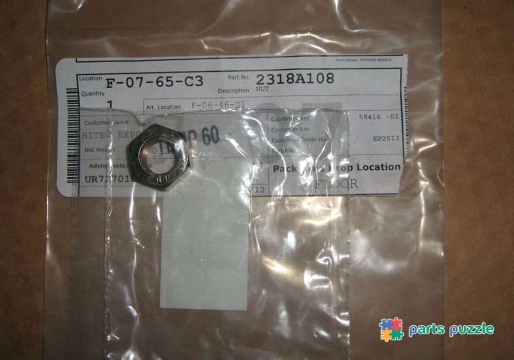 Гайка / NUT АРТ: 2318A108 Гайка / NUT АРТ: 2318A108
