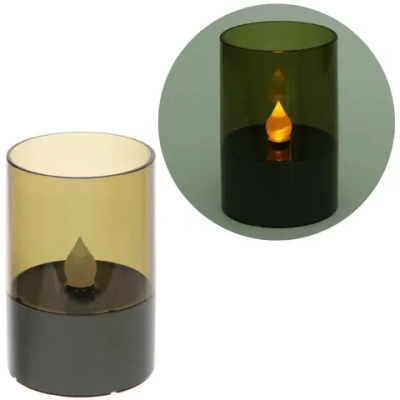 Фонарь садовый «Flame» 7*11 см, на солнечной батарее (свечение Теплый белый)