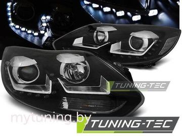 Передние фары Ford Focus 3 daylight black