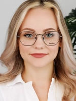 Оправа для очков женская брендовая металл