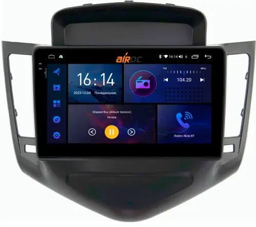 Магнитола для Chevrolet Cruze 2009-2012 - AIROC 2K RI-1308 Android 12, Быстрая, QLed+2K, CarPlay, SIM-слот