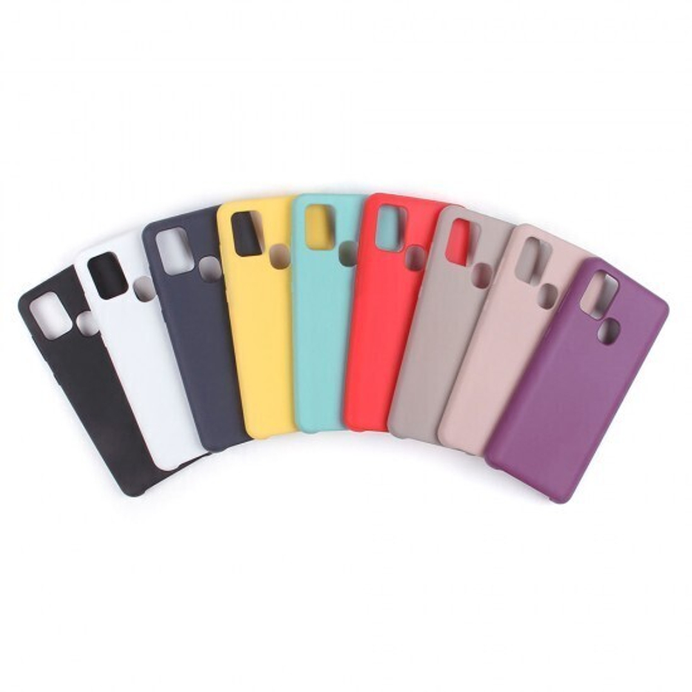 Панель Soft Touch для Samsung Galaxy A21s, 007002 Серый