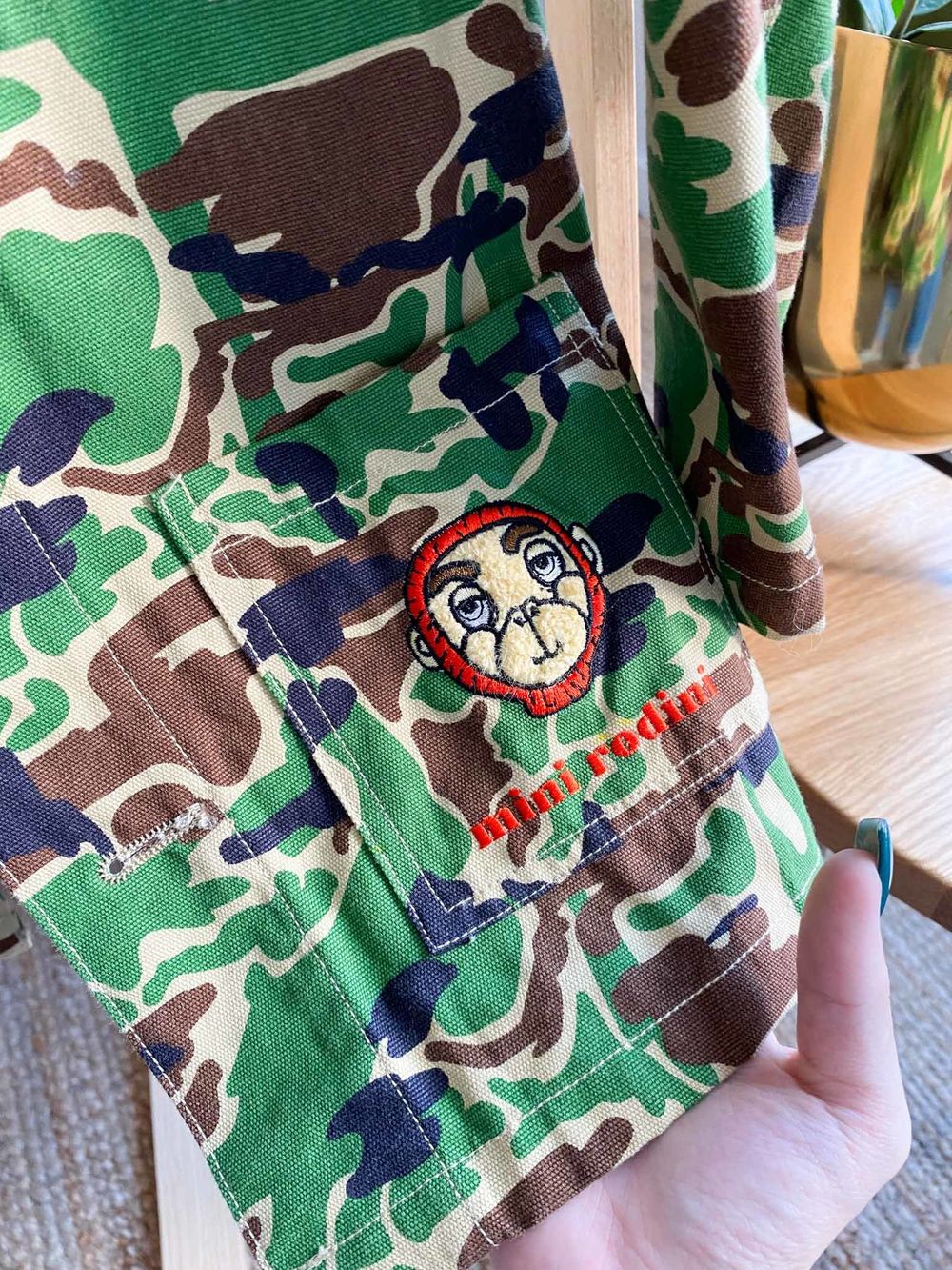 Джинсовая рубашка Mini Rodini