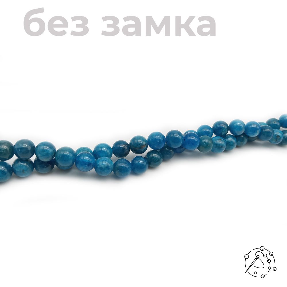 Нить бусин из апатита 10 мм