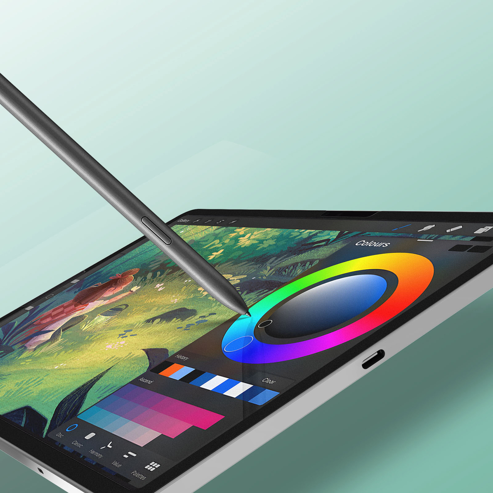 Защитная пленка с бумажной текстурой для планшета Samsung Tab S10 FE, Tab S9, Tab S9 FE, Tab S8, Tab S7 от от Dux Ducis, серия Naad Series Paper