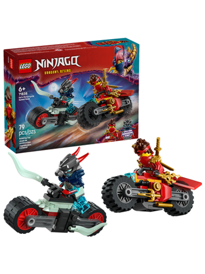 Конструктор Лего Ниндзяго Скоростная гонка на мотоцикле Кая 71838 LEGO Ninjago Kai’s Motorcycle Speed Race 79 деталей 6+