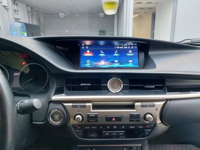 Магнитола для Lexus ES200, ES250, ES350 2015-2018 (джойстик - шайба) - Kuberg BNR-16ESQ монитор 10.25", Android 10, Быстрая, CarPlay, 4G SIM-слот