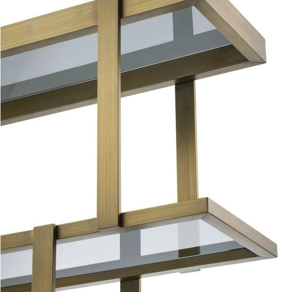 Заказ № 3010 Стеллаж "GOLD GLASS"
