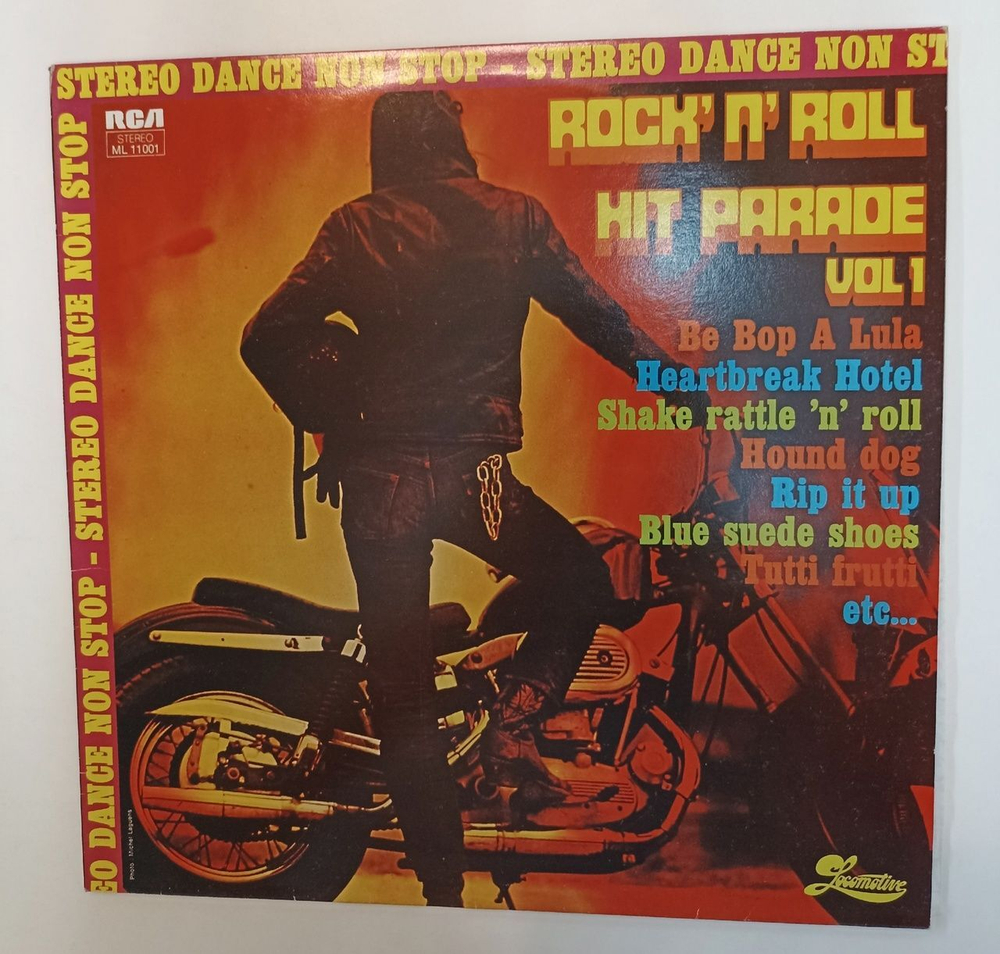 Винтажная виниловая пластинка LP The Wonder System Rock N Roll Hit Parade Vol. 1 (France 1976)