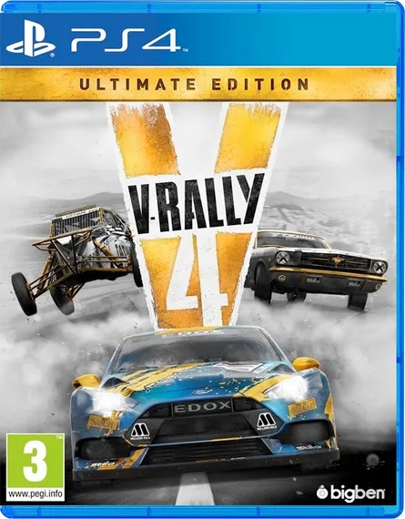 PS4 V-Rally 4: Ultimate Edition (Б/У, Русские субтитры, CUSA-09688)