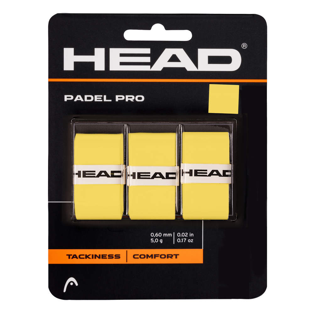 Намотки для падел Head Padel Pro 3P - yellow