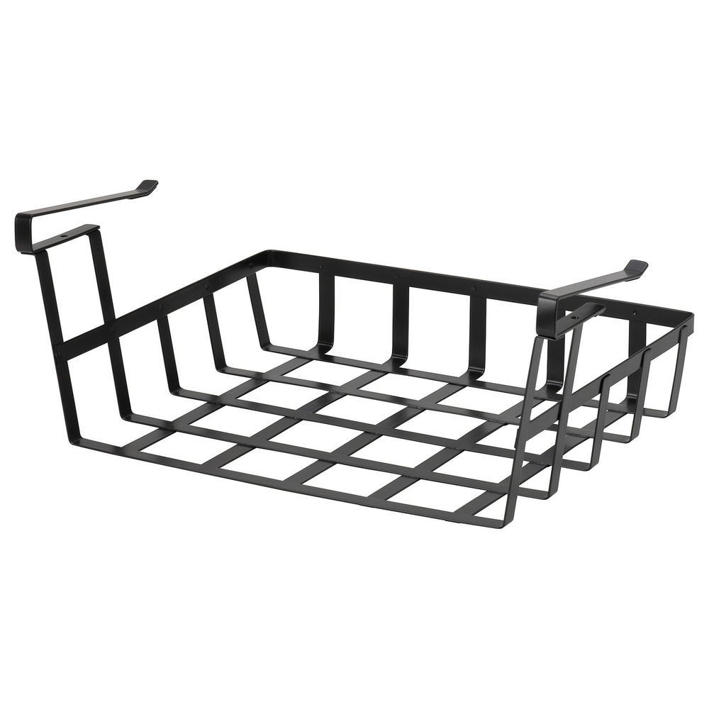 IKEA PÅLYCKE  (ИКЕА ПОЛИКЕ)  -  Корзина с зажимом - антрацит 36x26x14 см