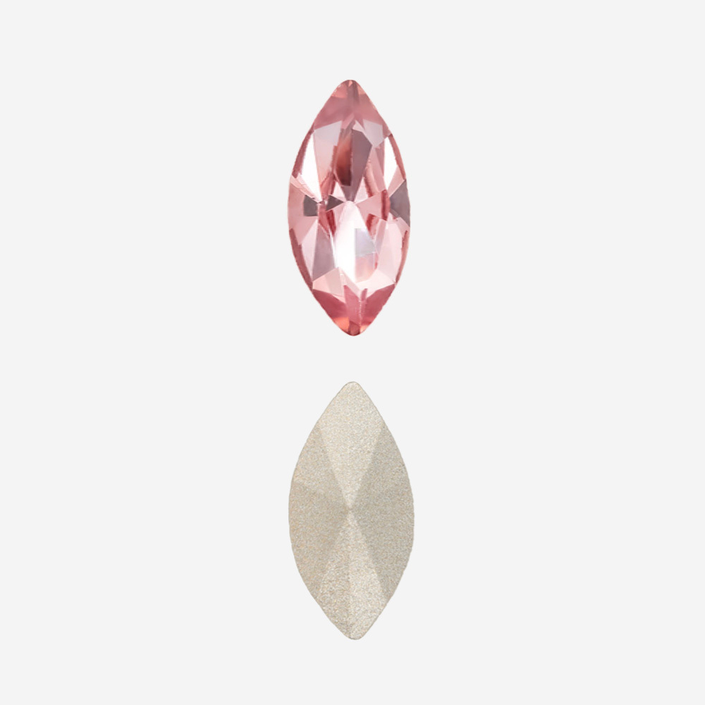 Кристалл Маркиз (Marquise Fancy Stone), оттенок "Падпараджа"/"Padparadsha", 10*5мм