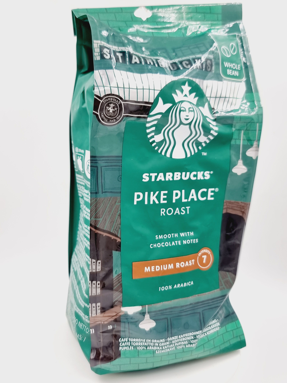 Кофе в зернах Starbucks Pike Place Roast, 450 г, срок 05.2027